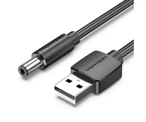 Vention CEYBF maitinimo kabelis Juoda 1 m USB A DC 5.5mm