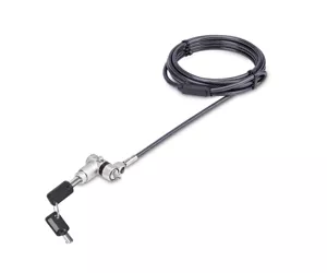 StarTech.com Universal Laptop Lock 6.6ft (2m), Security Cable For Notebooks Compatible With Noble Wedge/Nano/K-Slot, Keyed Locking Cable, Anti-Theft Cut-Resistant Carbon Steel Cable