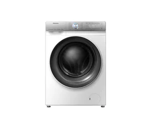 Hisense WDQR1014EVAJM стирально-сушильная машина Отдельно стоящий Фронтальная загрузка Белый E