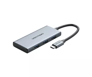 Vention TOOHB knyginių kompiuterių dokas / jungčių replikatorius Vielinis USB 3.2 Gen 1 (3.1 Gen 1) Type-C Pilka