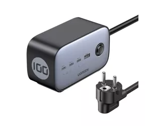 Ugreen DigiNest Pro 1 AC išvestis(ys / čių) C tipas 1,8 m 4 3680 W Juoda