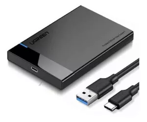 Ugreen 60735 storage drive enclosure HDD/SSD enclosure Black 2.5/3.5"
