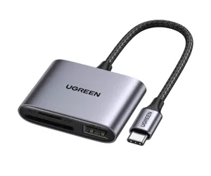 Ugreen 80798 кардридер USB 3.2 Gen 1 (3.1 Gen 1) Type-C Серый