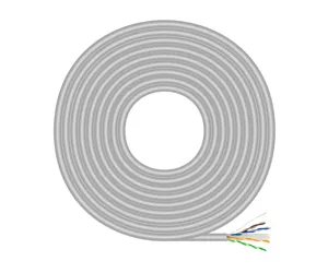 AISENS Network Cable RJ45 Cat.6 Rigid UTP AWG23 CCA (Alloy), Grey, 500m