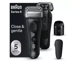 Braun Series 8 8560cc Wet & Dry Skustuvas Apkarpymo mašinėlė Juoda