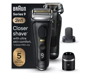 Braun Series 9 Pro+ 9590cc Wet & Dry Сеточная бритва Триммер Черный