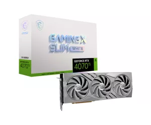 MSI GAMING GeForce RTX 4070 Ti X SLIM WHITE 12G NVIDIA 12 GB GDDR6X