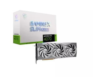 MSI GAMING GeForce RTX 4070 X SLIM WHITE 12G NVIDIA 12 GB GDDR6X