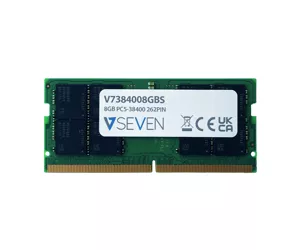 V7 V7384008GBS mälumoodul 8 GB 1 x 8 GB DDR5 4800 MHz