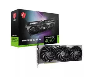 MSI GAMING GEFORCE RTX 4070 TI X SLIM 12G graphics card NVIDIA 12 GB GDDR6X