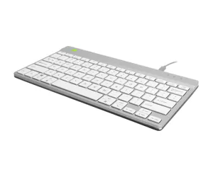R-Go Tools Compact Break RGOCOFRWDWH клавиатура USB AZERTY Французский Белый