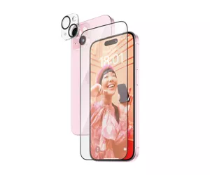 PanzerGlass ® 2-in-1 Pack iPhone 15 | Ultra-Wide Fit w. EasyAligner