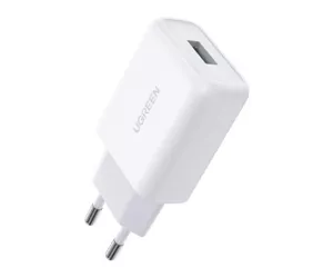 Ugreen 10133 зарядное устройство для мобильных устройств Смартфон Белый USB Быстрая зарядка Для помещений