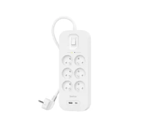 Belkin Connect Balta 6 AC išvestis(ys / čių) 2 m