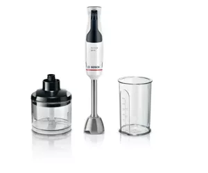 Bosch Serie 4 MSM4W420 trintuvas 0,6 L Trintuvas „Cooking blender“ 800 W Juoda, Permatomas, Balta