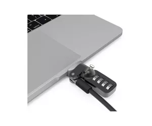 Compulocks UNVMBPRLDG01CL kabelio užraktas Juoda, Sidabras