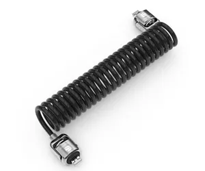 Compulocks Dual Head Coiled Cable Keyed Lock kaablilukk Must