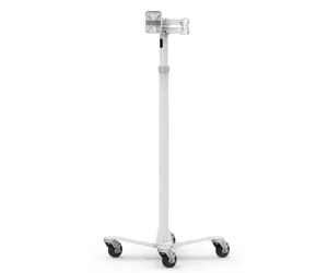 Compulocks Medical Rolling Cart Extended - VESA Compatible White