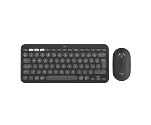Logitech Pebble 2 Combo klaviatuur Hiir kaasa arvatud RF juhtmeta ühendus + Bluetooth QWERTY US rahvusvaheline Grafiit