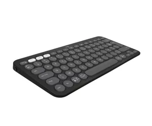 Logitech Pebble Keys 2 K380s klaviatuur RF juhtmeta ühendus + Bluetooth QWERTY US rahvusvaheline Grafiit
