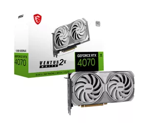 MSI VENTUS GeForce RTX 4070 2X WHITE 12G OC NVIDIA 12 GB GDDR6X