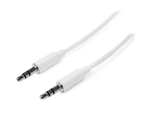 StarTech.com 3m White Slim 3.5mm Stereo Audio Cable - Male to Male