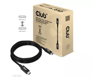 CLUB3D CAC-1578 USB-kaabel 2 m USB4 Gen 3x2 USB C Must