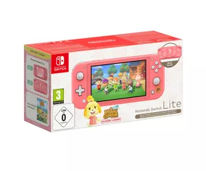 Nintendo Switch Lite Animal Crossing: New Horizons Isabelle Aloha Edition портативная игровая приставка 14 cm (5.5") 32 GB Сенсорный экран Wi-Fi Коралловый