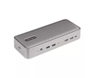 StarTech.com 129UE-USBC-KVM-DOCK KVM переключатель Серебристый