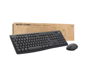 Logitech MK370 Combo for Business klaviatūra Pelė įskaityta RD belaidis ryšys + „Bluetooth“ AZERTY Prancūzų Grafitas