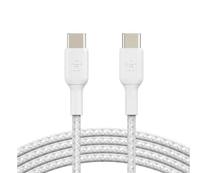 Belkin CAB004BT1MWH2PK USB-kaabel 1 m USB 2.0 USB C Valge