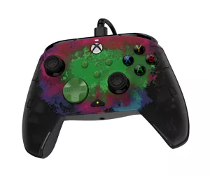 PDP REMATCH GLOW Advanced Schwarz, Grün, Rot USB Gamepad Analog / Digital PC, Xbox One, Xbox Series S, Xbox Series X