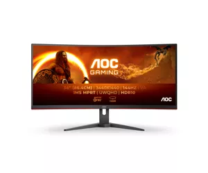 AOC G2 CU34G2XE/BK computer monitor 86.4 cm (34") 3440 x 1440 pixels Black, Red
