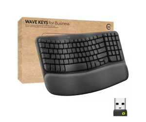 Logitech Wave Keys for Business Ergonomic Keyboard