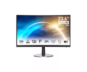 MSI Pro MP2422C PC lamekuvar 59,9 cm (23.6") 1920 x 1080 pikslit Full HD Must