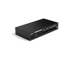 Dahua Technology PoE SF1006LP Unmanaged L2 Fast Ethernet (10/100) Power over Ethernet (PoE) Schwarz