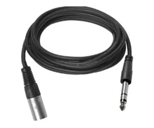Vivolink PROAUDXLRJACKS2 garso kabelis 2 m XLR 6.35mm TRS Juoda