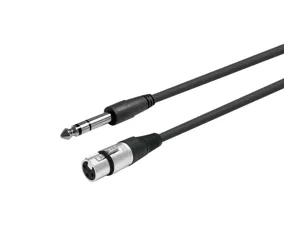 Vivolink PROAUDXLRFJACKS6 audiokaabel 5 m XLR 6.35mm Must