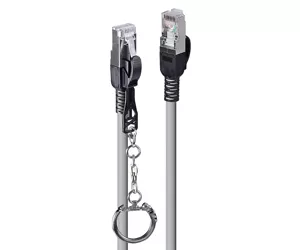 Lindy 47603 tīkla kabelis Pelēks 1,5 m Cat6a S/FTP (S-STP)