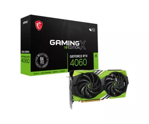 MSI GAMING GeForce RTX 4060 X NV EDITION 8G NVIDIA GeForce RTX 4060 Ti 8 GB GDDR6