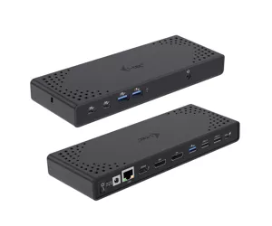 i-tec C31TRIPLE4KDOCKPD knyginių kompiuterių dokas / jungčių replikatorius Vielinis USB 3.2 Gen 1 (3.1 Gen 1) Type-C Juoda