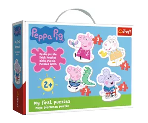 Peppa Pig Lovely Dėlionė 3 vnt Animaciniai filmai