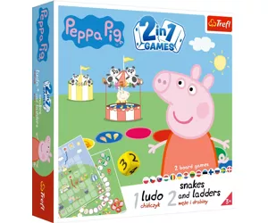 Peppa Pig 2 in 1 Ludo & Snakes and Ladders