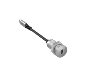 Vivolink PROUSBCMF0.3SOCKET USB cable 0.3 m USB 3.2 Gen 2 (3.1 Gen 2) USB C Grey