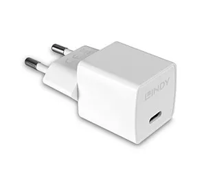 Lindy 73410 зарядное устройство для мобильных устройств Смартфон Белый Кабель переменного тока Для помещений