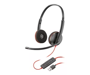 HP Poly Blackwire 3220 Headset Wired Head-band Office/Call center USB Type-A Black