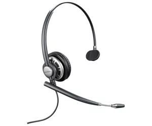 HP HW710 Headset Wired Head-band Office/Call center USB Type-A Black, Silver
