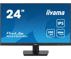 iiyama ProLite XU2493HSU-B6 computer monitor 61 cm (24") 1920 x 1080 pixels Full HD LED Black