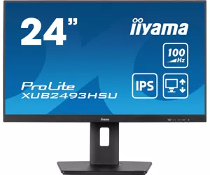 iiyama ProLite computer monitor 60.5 cm (23.8") 1920 x 1080 pixels Full HD LED Black