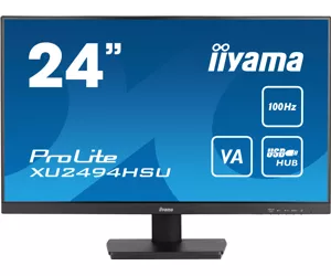iiyama ProLite computer monitor 60.5 cm (23.8") 1920 x 1080 pixels Full HD LED Black
